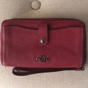 Coach Phone Wristlet